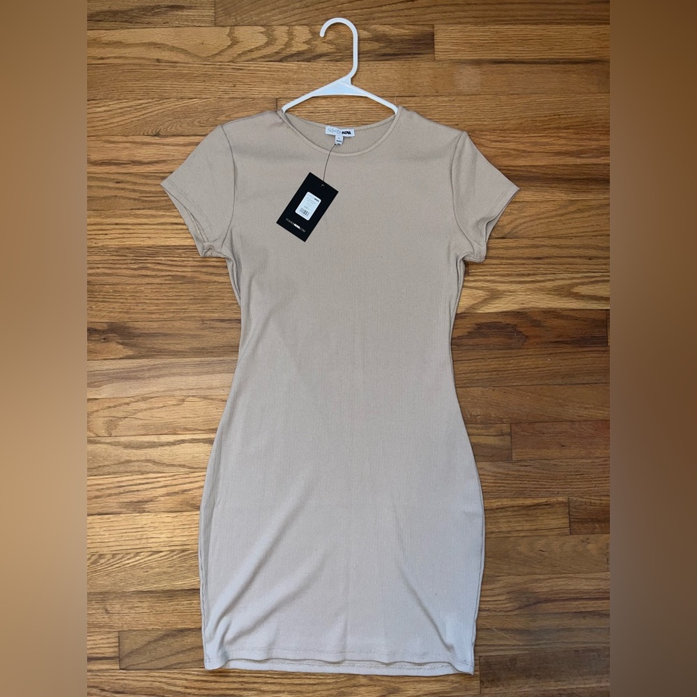 Large nude dress